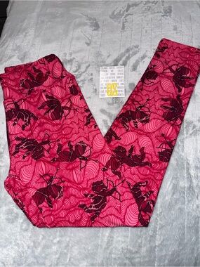 New Lularoe OS Valentine Cupid leggings! Pink